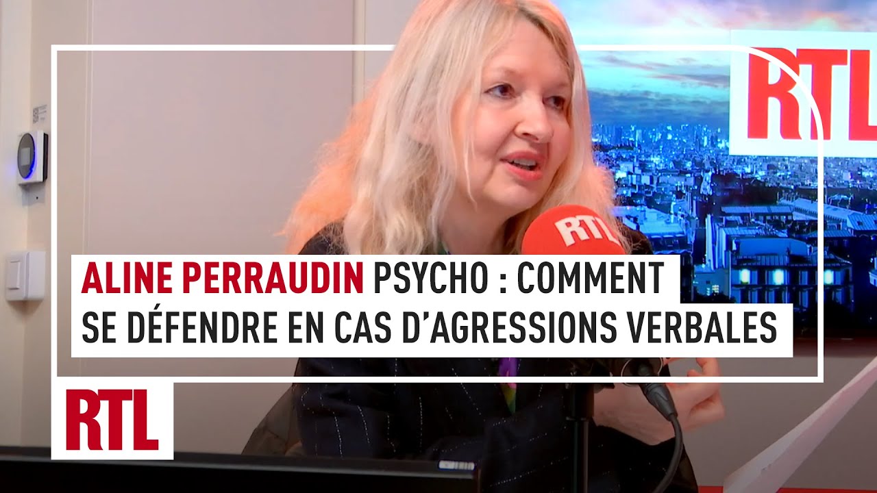 Aline Perraudin : comment se défendre en cas d’agressions verbales, RTL - Vidéo Aline Perraudin comment se defendre en cas dagressions verbales
