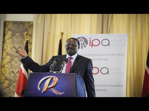Kenya : Raila Odinga candidat à la tête de la Commission africaine, Africa News - Vidéo Kenya Raila Odinga candidat a la tete de la