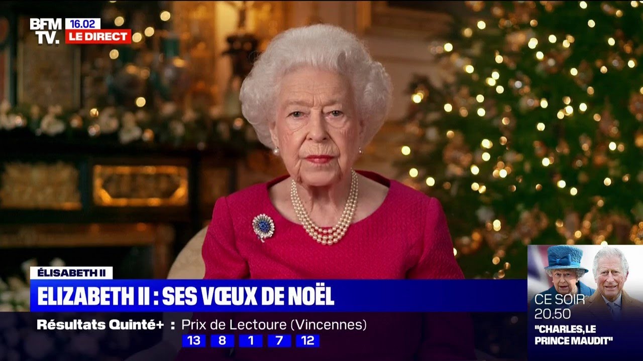 Lors de ses vœux de Noël, Elizabeth II confie que le prince Philip lui "manque cruellement", Vidéo Lors de ses voeux de Noel Elizabeth II confie que