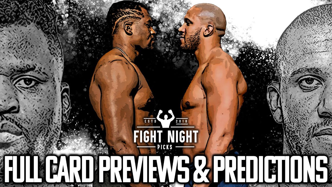 UFC 270: Ngannou vs. Gane Full Card Previews & Predictions, Vidéo UFC 270 Ngannou vs Gane Full Card Previews Predictions