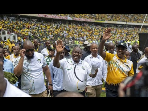 Afrique du Sud : Ramaphosa lance la campagne électorale de l'ANC, Africa News - Vidéo Afrique du Sud Ramaphosa lance la campagne electorale de