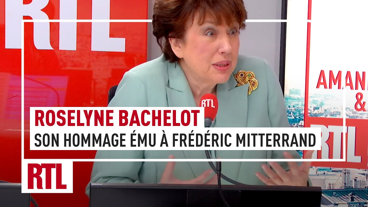 Roselyne Bachelot rend un hommage ému à Frédéric Mitterrand, RTL - Vidéo Roselyne Bachelot rend un hommage emu a Frederic Mitterrand RTL