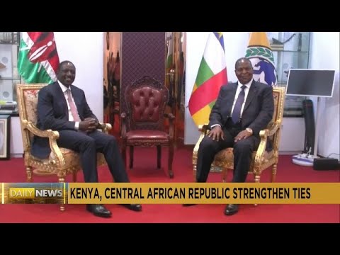 Centrafrique : première visite officielle d'un président kenyan, Africa News - Vidéo Centrafrique premiere visite officielle dun president kenyan Africa News
