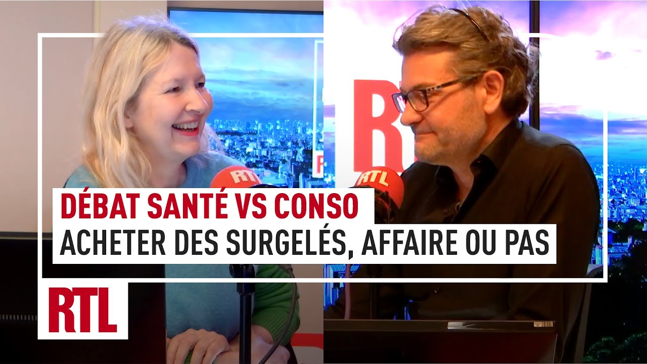 Débat : acheter des surgelés, vraie-bonne affaire ?, RTL - Vidéo Debat acheter des surgeles vraie bonne affaire RTL