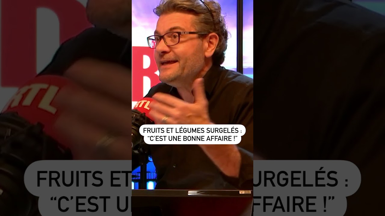 Fruits et légumes surgelés :”C’est une bonne affaire !”, RTL - Vidéo Fruits et legumes surgeles Cest une bonne affaire RTL