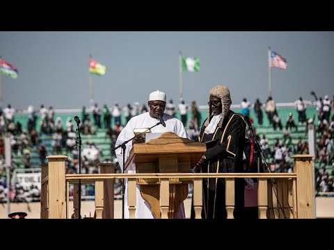 Gambie : le président Adama Barrow a prêté serment, Africa News - Vidéo Gambie le president Adama Barrow a prete serment Africa