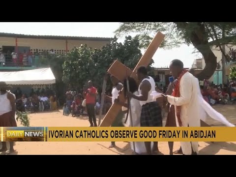 Vendredi saint : les Ivoiriens revivent le chemin de croix à Abidjan, Africa News - Vidéo Vendredi saint les Ivoiriens revivent le chemin de